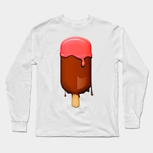 ice cream chocolate strawberry candy Long Sleeve T-Shirt